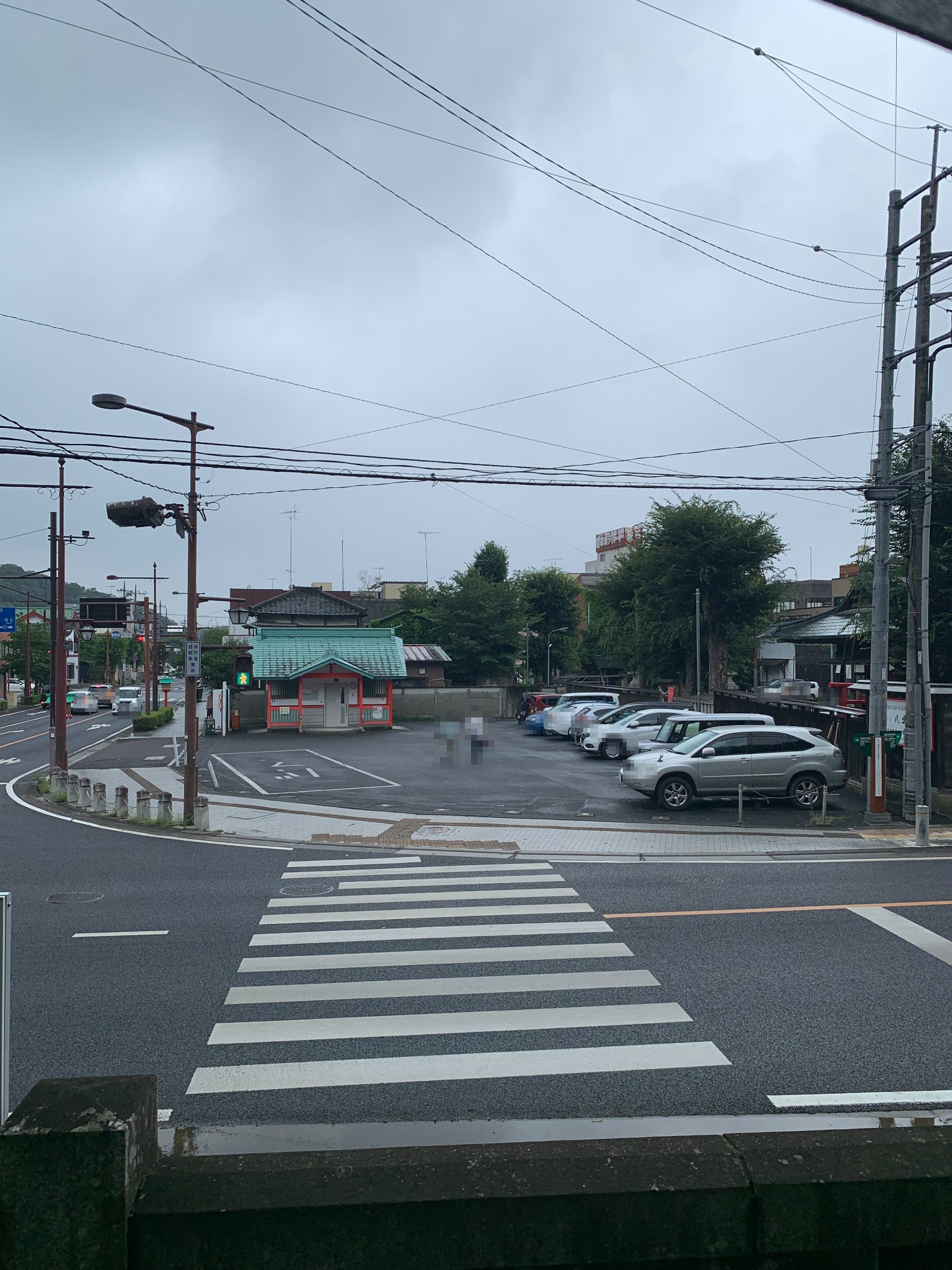 日曜午後に利用した足利織姫神社の織姫観光駐車場