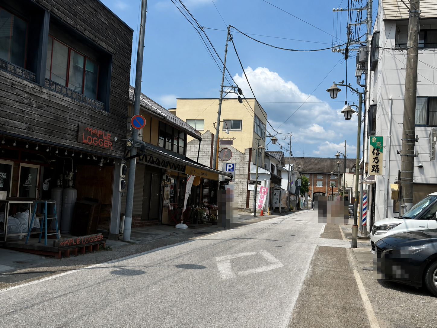 富岡製糸場へ向かう周辺のまちなみ